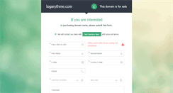 Desktop Screenshot of logarythme.com