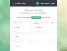 Tablet Screenshot of logarythme.com